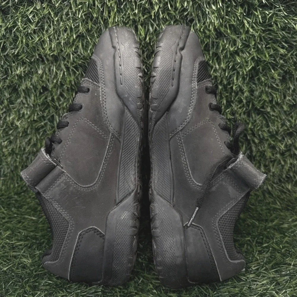 Five Ten Maltese Falcon Mens 8 Mountain Bike Shoes Black Grey Leather SPD 5267
